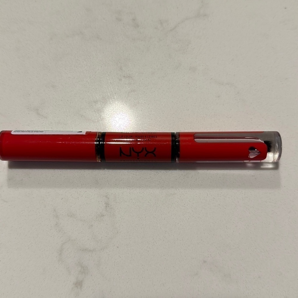 NYX Make Up REBEL IN RED / Gloss & Clear Gloss  / Brand new.